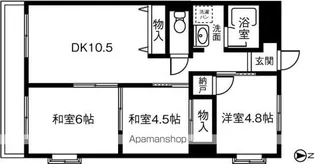 メゾン・ド・ソレーユ【2階】の間取り