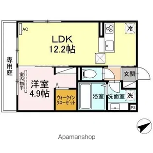 セレニータ.クワトロ【1階】の間取り