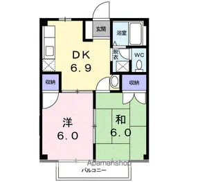 キャナルシティ壱番館【1階】の間取り