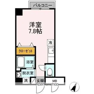 広大ブルデル【2階】の間取り