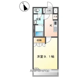 フォレストヒルズ【1階】の間取り