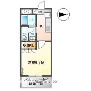 ヴァン ドゥ アベニュ【1階】の間取り