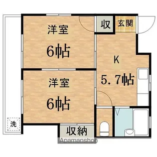 コートピアM【102号室】の間取り