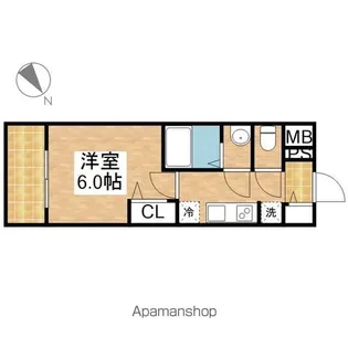 MAXIV名古屋上前津【15階】の間取り