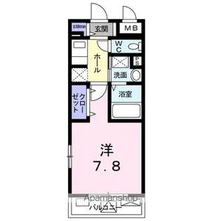 サニーレジデンス【4階】の間取り