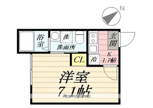 ココライフ鶴見市場【1階】の間取り
