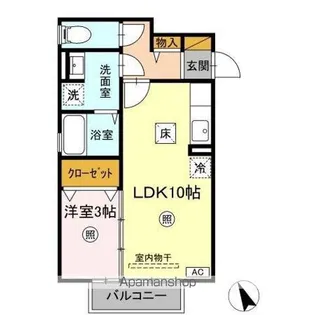 サンラルゴ Ⅱ【1階】の間取り