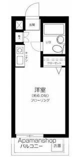 ADX新宿河田町(キーウエスト河田町)【3階】の間取り