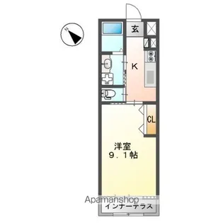 ルーシア【2階】の間取り