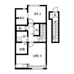 NJ HOUSE 花楯【2階】の間取り
