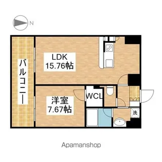 レジディア久屋大通【9階】の間取り