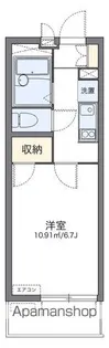 レオパレスエトワール則武【301号室】の間取り