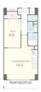 トランキーユ浅草【4階】の間取り
