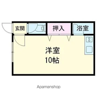 クリスタルコートB【205号室】の間取り