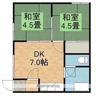 清和ハウス【102号室号室】の間取り
