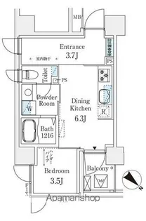 コスモグラシア大塚【3階】の間取り