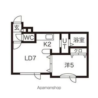 プリムラM1【3階】の間取り