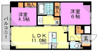 東京都杉並区高円寺南2丁目【マンション】の間取り