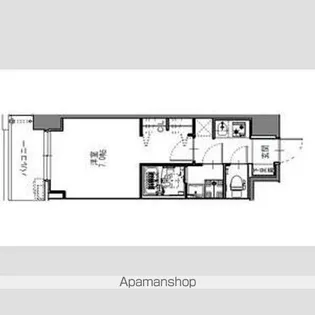 S-RESIDENCE難波大国町Deux【2階】の間取り