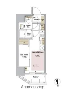 東京都台東区小島1丁目【マンション】の間取り