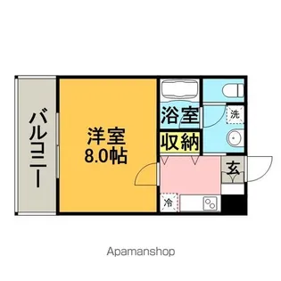グランビューYSR博多駅前【3階】の間取り