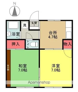 めぐみハイツ【103号室】の間取り