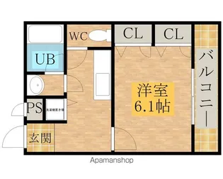 カモミールコート【205号室】の間取り