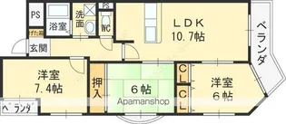 さくら館【511号室】の間取り