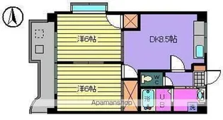 サザンコートⅤ【502号室】の間取り