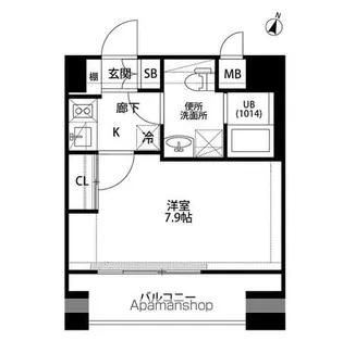 プレール・ドゥーク平和島【2階】の間取り