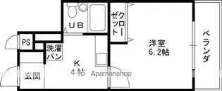 カサヴィエント【3階】の間取り
