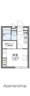 レオパレスSyuN【101号室】の間取り