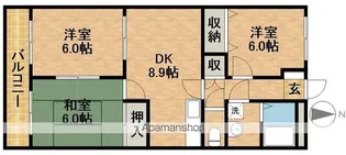 メルヴェーユ【2階】の間取り