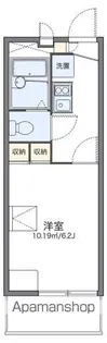 レオパレスノーブルコート久地【2階】の間取り