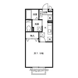 サンテラスPIXY【1階】の間取り
