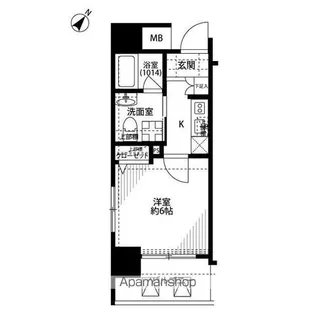 プレール・ドゥーク渋谷初台【5階】の間取り