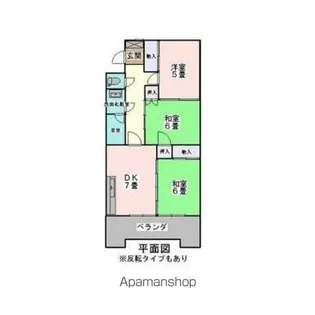 一里山マンション【3階】の間取り