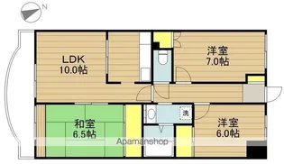 ウィーブ浦和【4階】の間取り