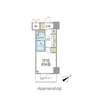 レスピール川崎【9階】の間取り