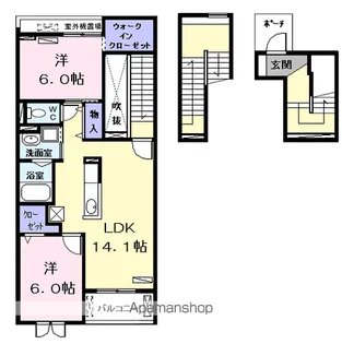 IT・PLACE Ⅱ【3階】の間取り