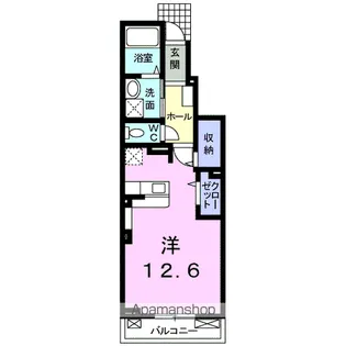 エヌエスハイム A【1階】の間取り
