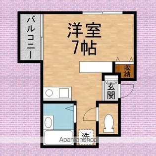 メゾンラフィット【102号室】の間取り