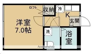 エクセルシャトー堤町【102号室】の間取り