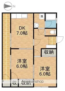 エクスト神田町【103号室】の間取り