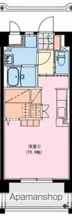 BROOK’S SQUAREⅢ【4階】の間取り