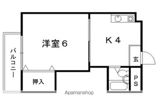 ブラハウス【302号室】の間取り