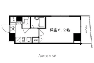 アルティスタ丸太町【401号室】の間取り