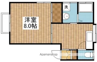 ミッキーハウス【Ⅲ101号室】の間取り