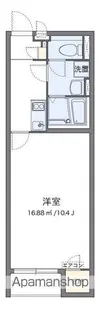 クレイノ拾五【103号室】の間取り