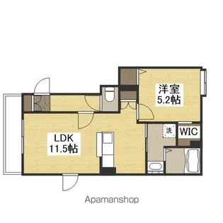 TERRAHOME TAMASHIMA (テラホームタマシマ【1階】の間取り